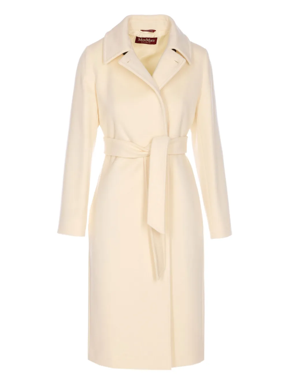Max Mara Bcollag belted double-breasted coat | White | Image 1