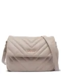 LIU JO quilted push-lock shoulder bag - Neutrals