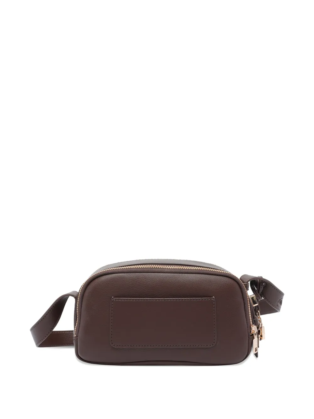 Liu •jo Medium Logo-embossed Zip-top Shoulder Bag In Brown