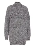 Essentiel Antwerp high-neck fringe-detail sweater - Black