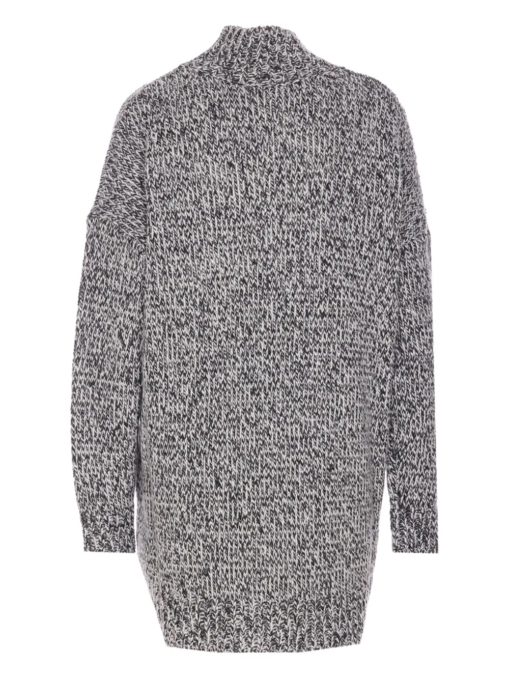 Essentiel Antwerp high-neck fringe-detail sweater - Zwart