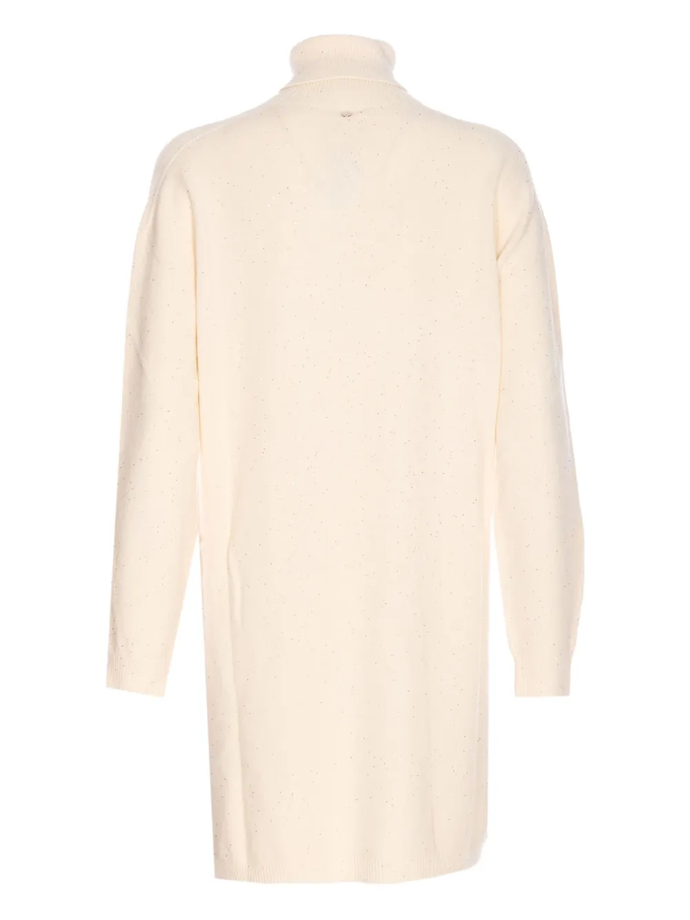 LIU JO Mini-jurk met hoge hals en pailletten - Wit