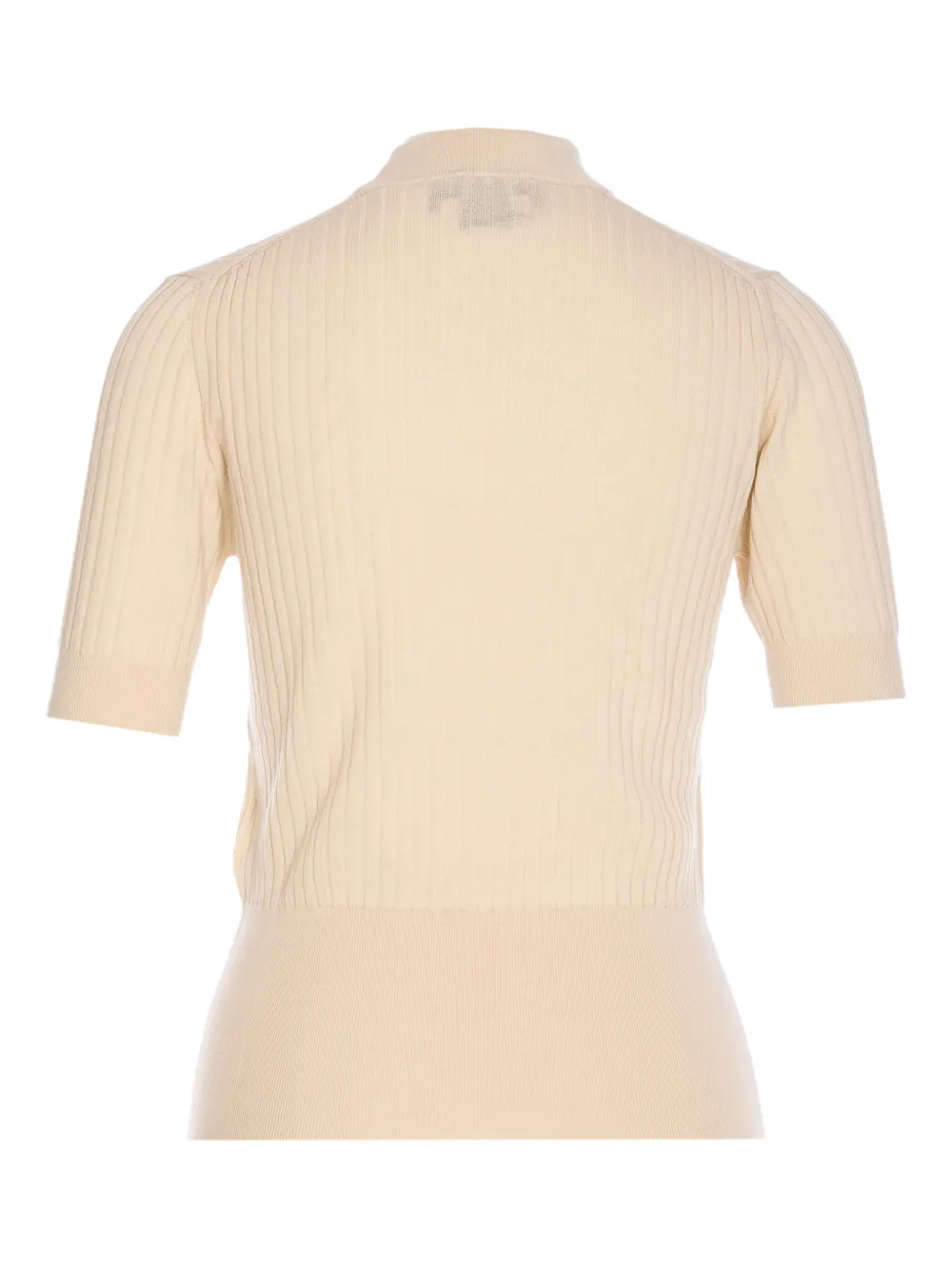 FENDI ribbed high-neck sweater - ニュートラル FENDI ribbed high-neck sweater - ニュートラル