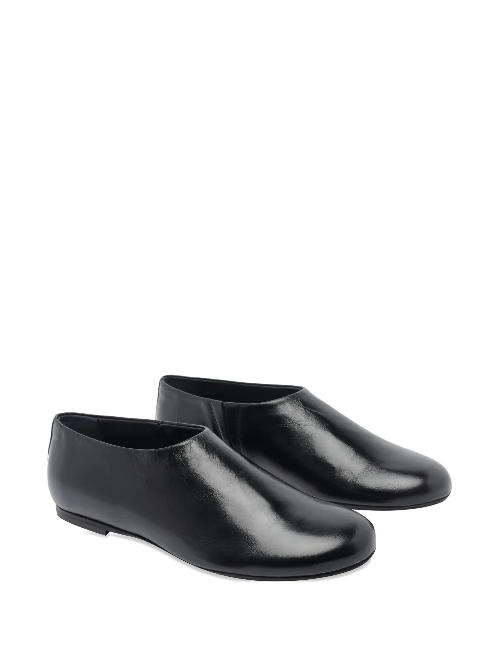 POEVE round-toe leather ballet flats | Image 2