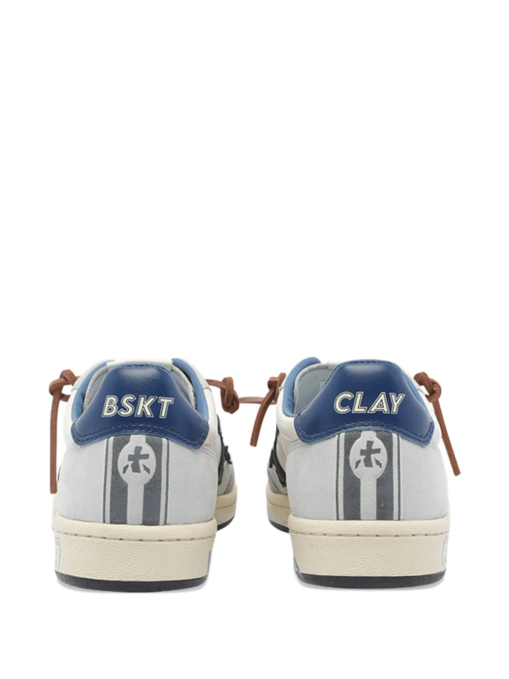 Premiata Bskt Clay 7617 leren sneakers Wit