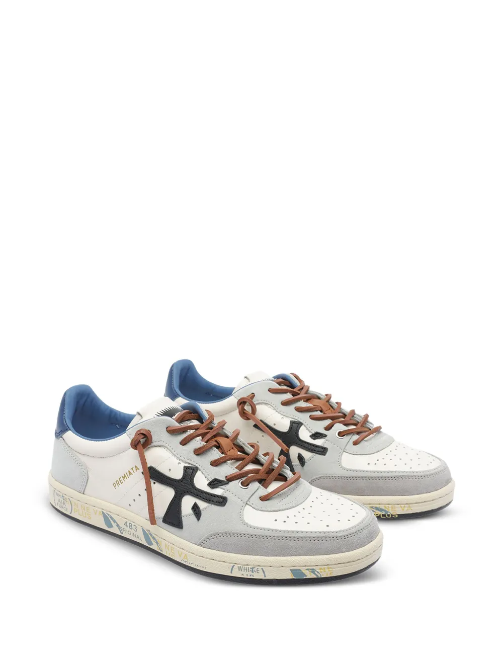 Premiata Bskt Clay 7617 leather sneakers | Low-Tops | Image 2