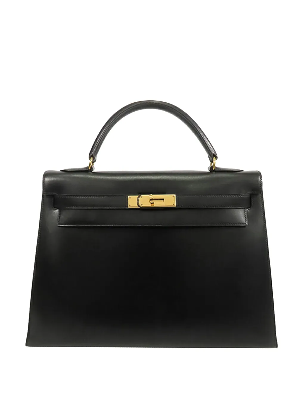 Hermès Pre-Owned 1996 Box Calf Kelly Sellier 32 satchel - ブラック Hermès Pre-Owned 1996 Box Calf Kelly Sellier 32 satchel - ブラック
