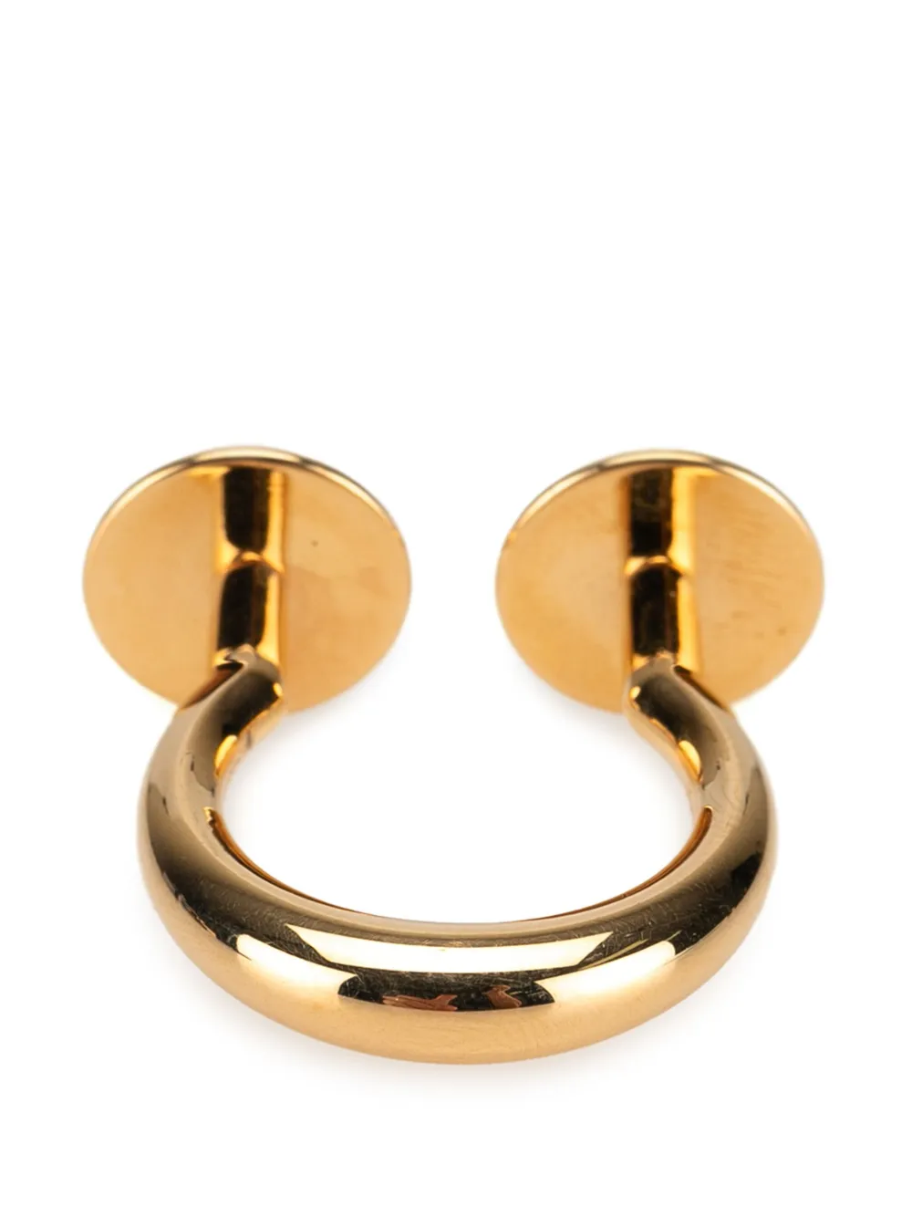 Pre-owned Louis Vuitton 2018 Gold Plated Studs Interchangeable Studdy Cocktail Ring Costume Ring