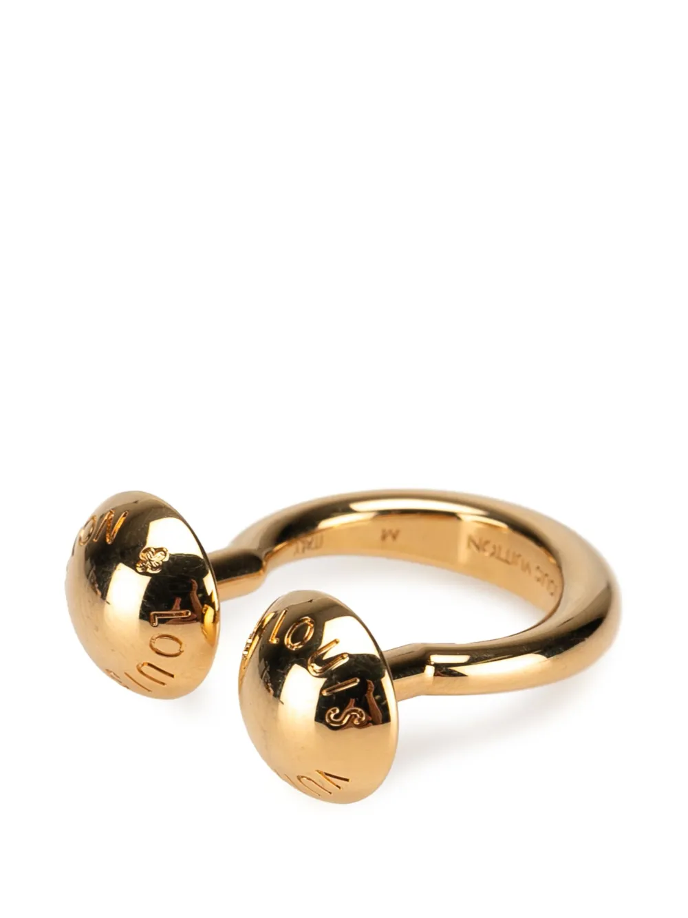 Louis Vuitton Pre-Owned 2018 Gold Plated Studs Interchangeable Studdy Cocktail Ring costume ring | Image 2
