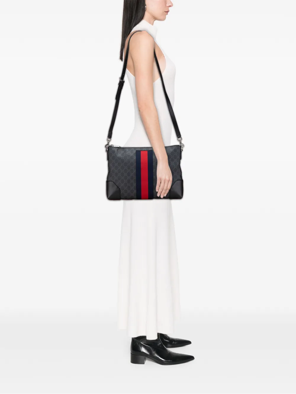 Gucci Pre-Owned 2016-2025 GG Supreme Web crossbody bag | Pre-Owned | Image 2