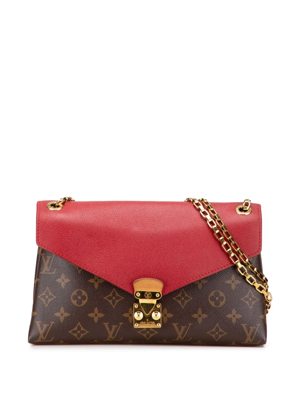 Louis Vuitton Pre-Owned 2015 Monogram Pallas Chain shoulder bag - ブラウン Louis Vuitton Pre-Owned 2015 Monogram Pallas Chain shoulder bag - ブラウン