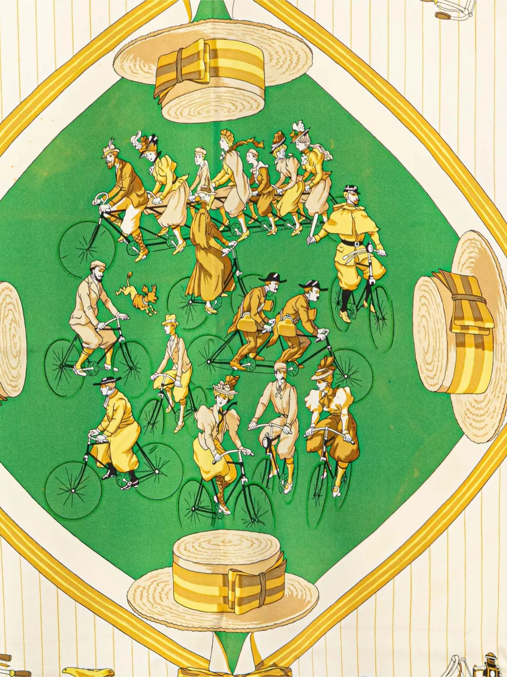 Hermès Pre-Owned 20th Century Les Becanes Silk Scarf scarves | Image 2