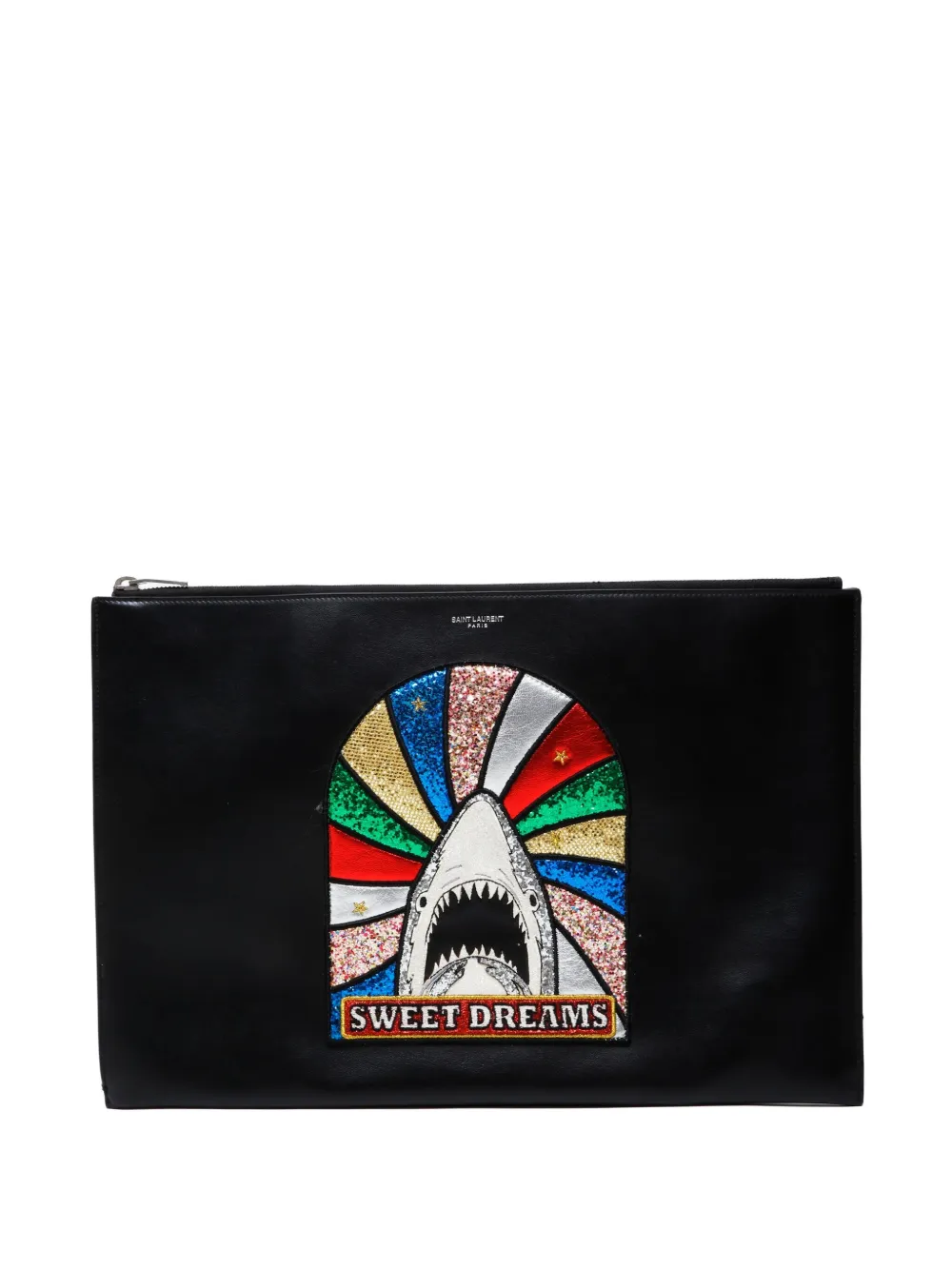 Pre-owned Saint Laurent 2017 Sweet Dream Clutch Bag In Black