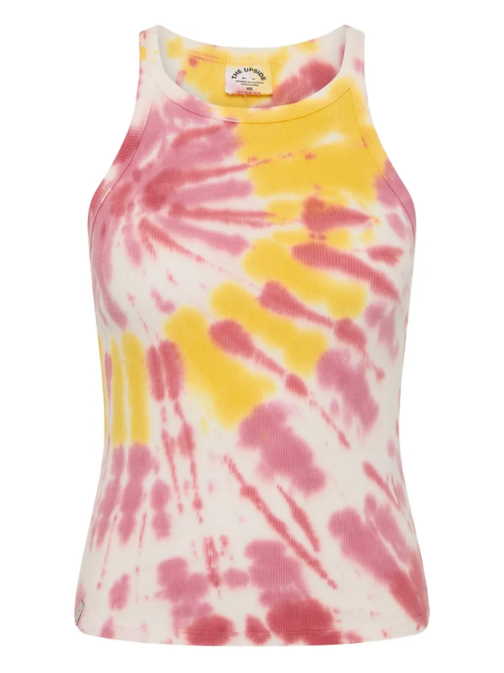 The Upside Canotta Asher con fantasia tie dye - Bianco