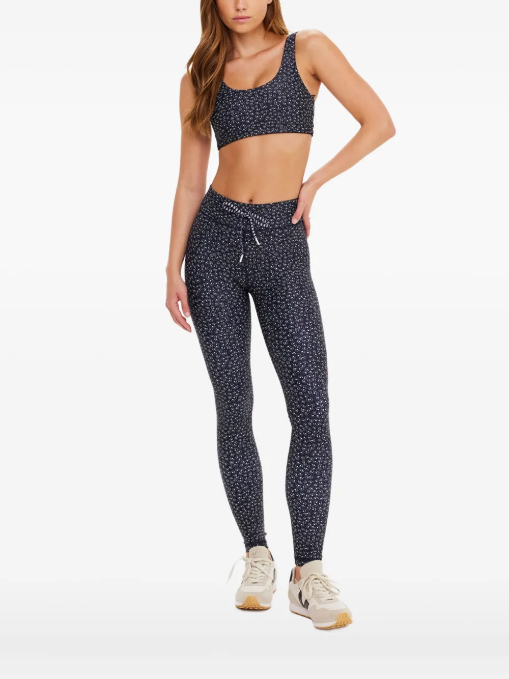 The Upside Starlet Harley Scoop Sports Bra In Blue