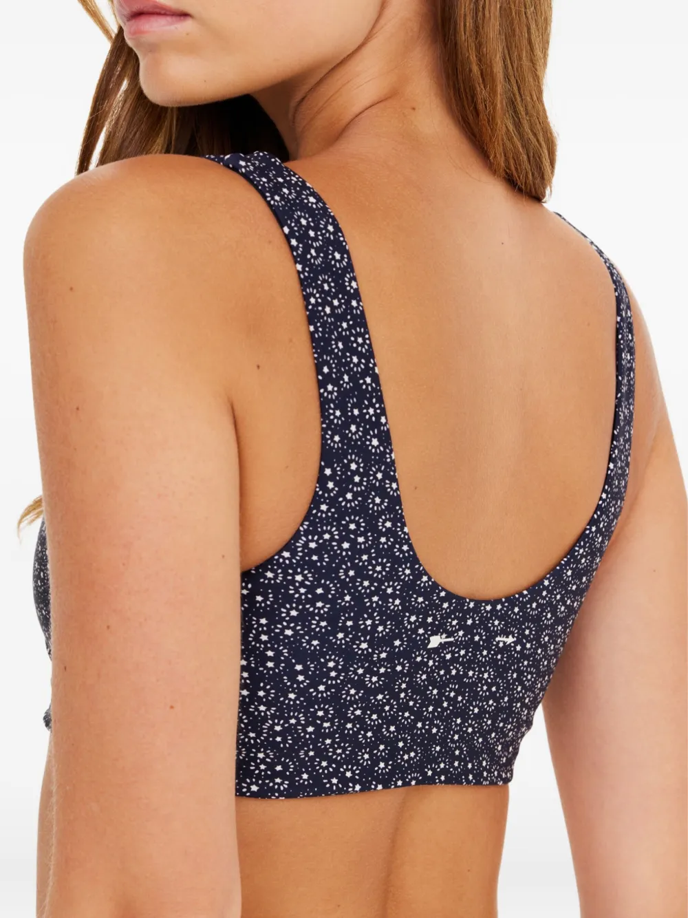 The Upside Starlet Harley Scoop Sports Bra In Blue