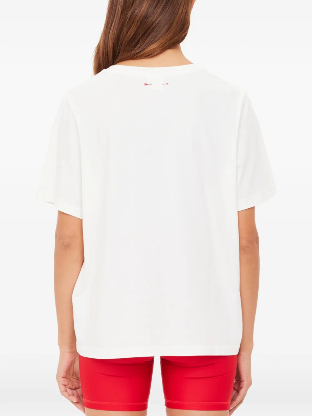 The Upside T-shirt met print Wit