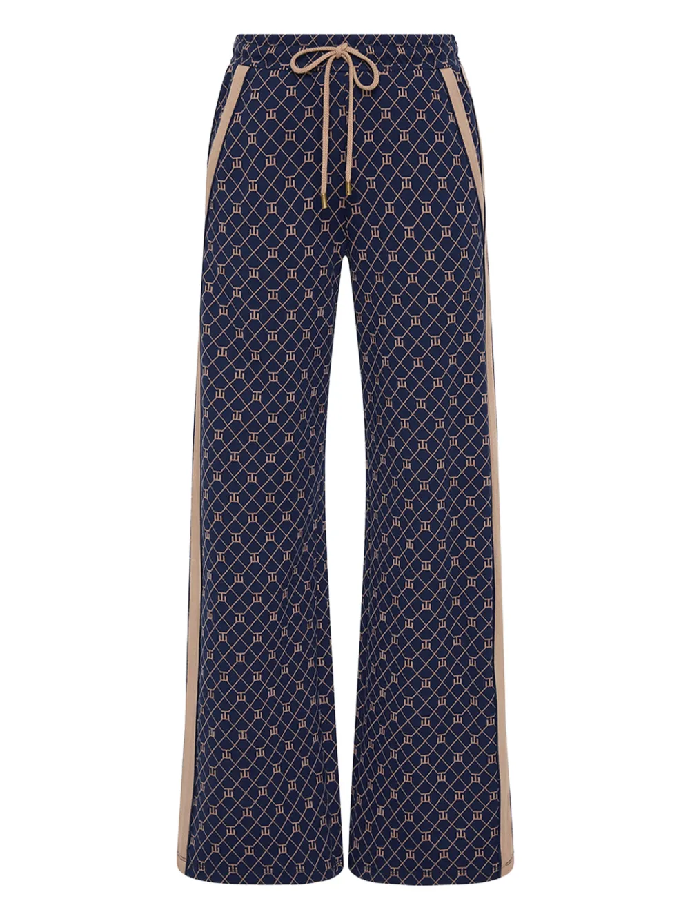 The Upside EZRA patterned flared trousers | Blue | Image 1