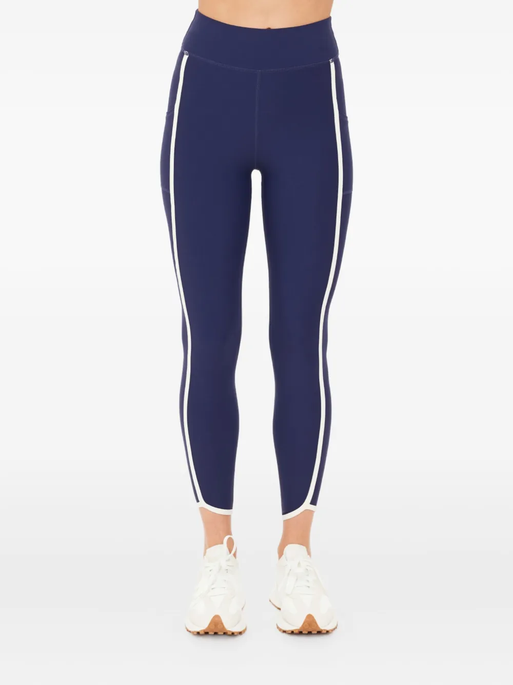 The Upside Samara Stripe Leggings In Blue