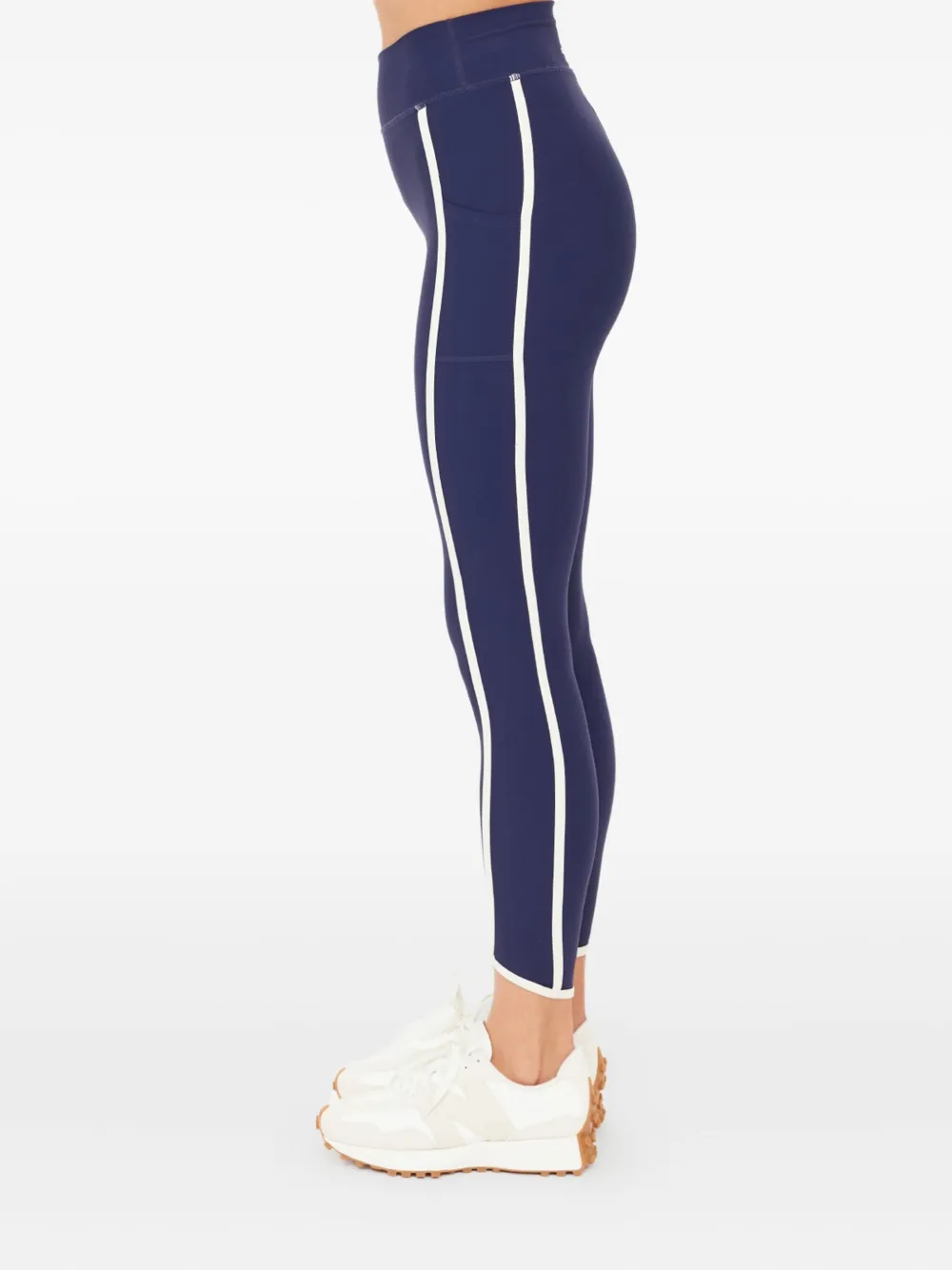 The Upside Samara Stripe Leggings In Blue