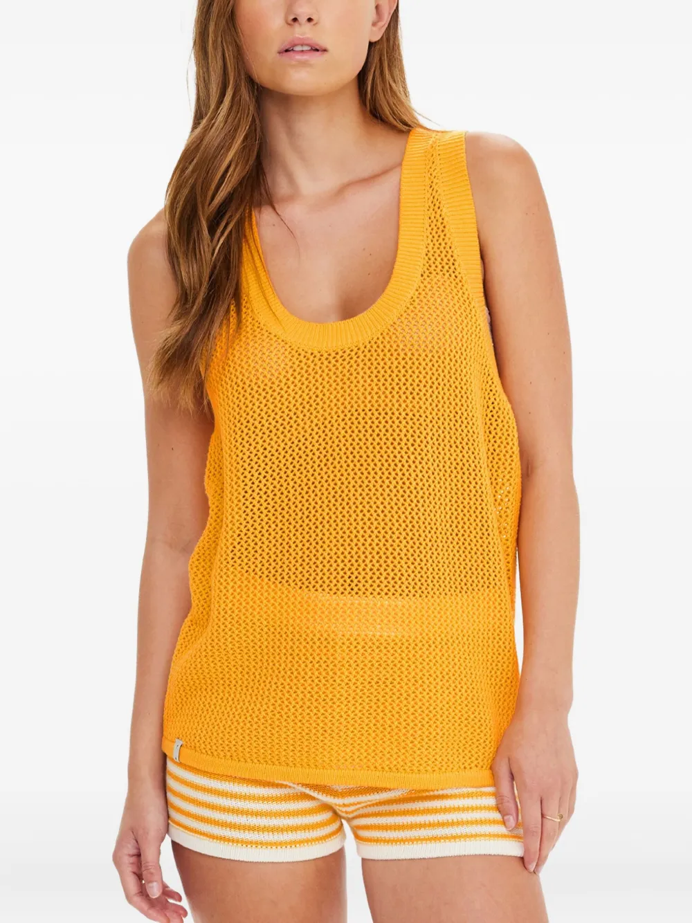 The Upside Wales gebreide tanktop Geel