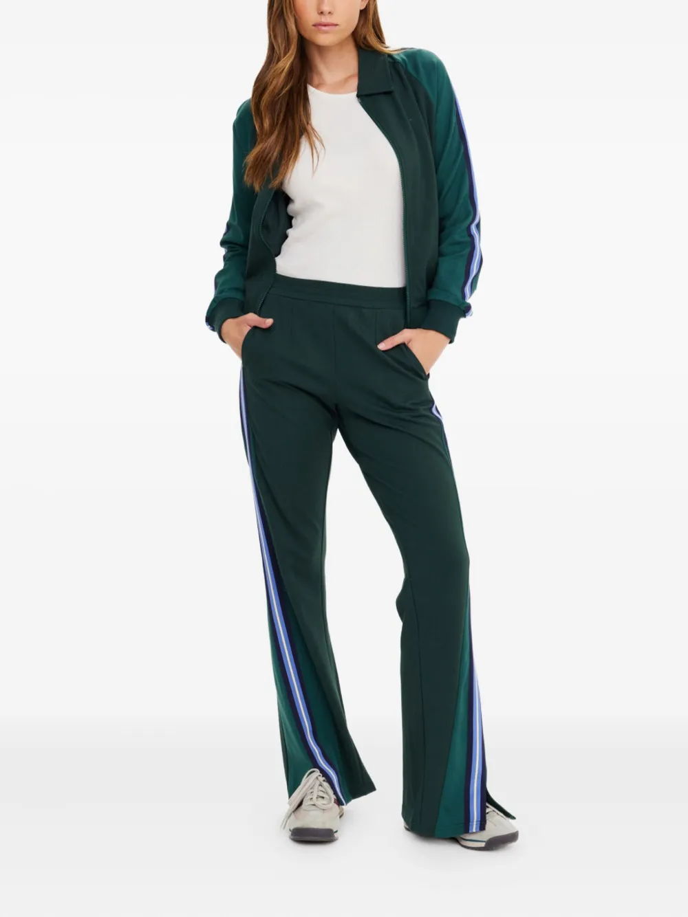 The Upside Maneki Petra stripe flared trousers | Flared & Bell-Bottom Pants | Image 2