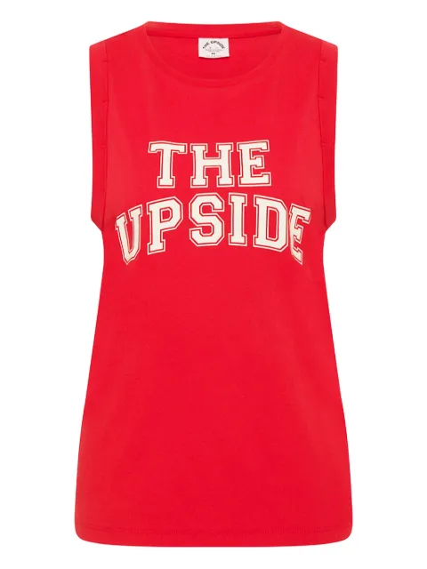 The Upside Jeet logo-print sleeveless tank top