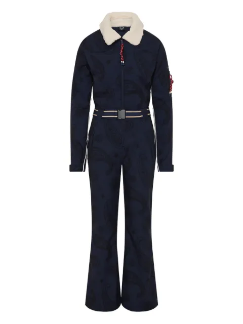 The Upside Hakuba Kiki paisley-pattern belted ski suit