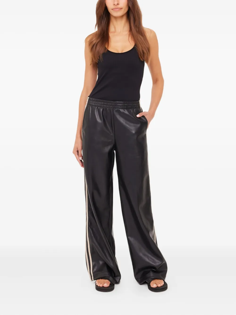 The Upside Twilight gestreepte broek - Zwart