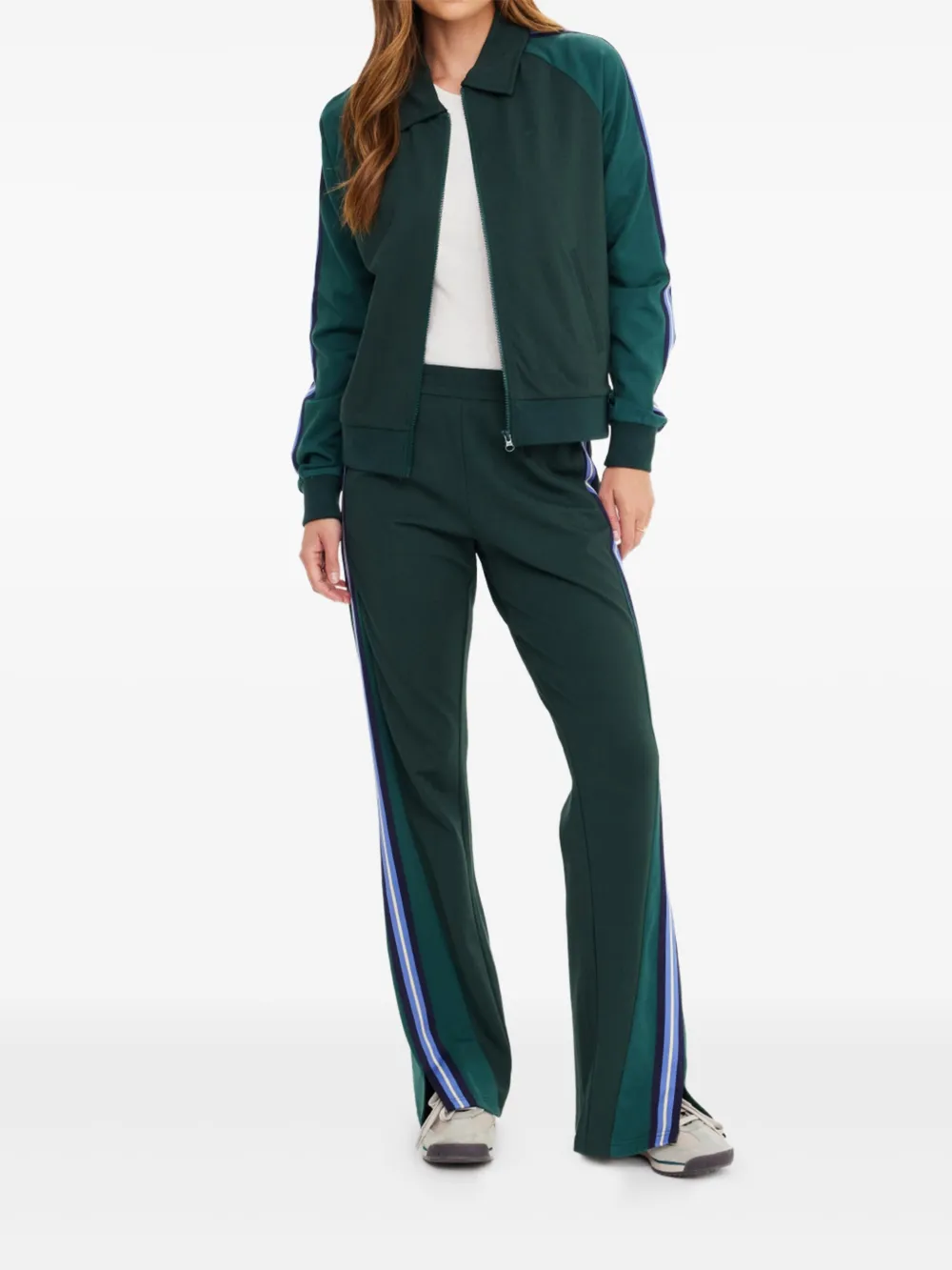 The Upside veste zippée Maneki Pari à rayures | Sweats | Image 2