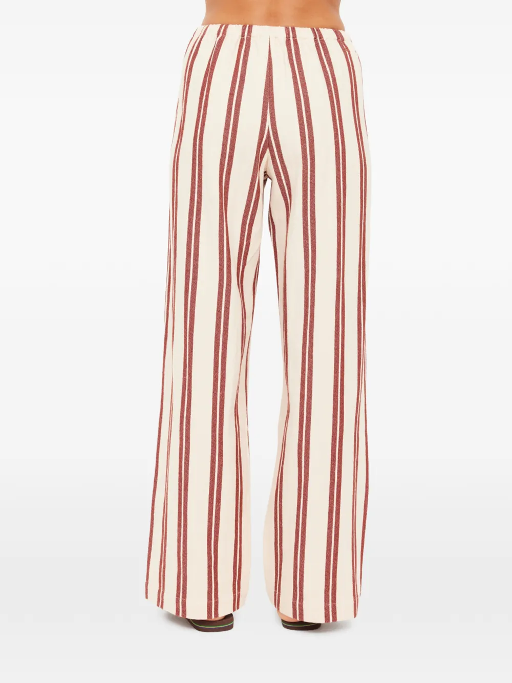 The Upside Baja Charli gestreepte broek Beige