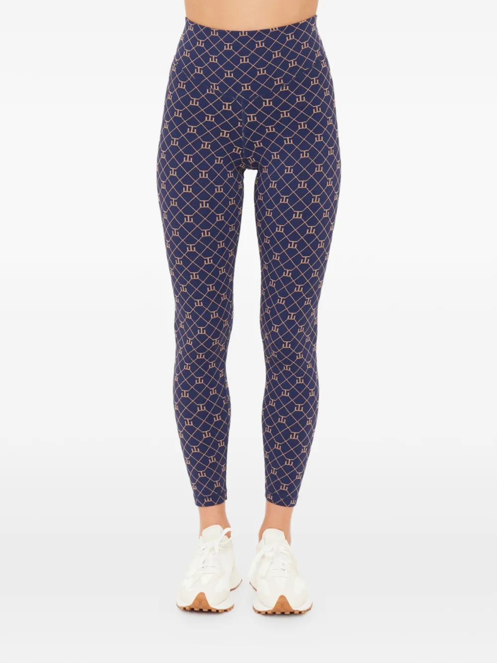 The Upside Ezra 25 In Patterned Leggings In Blue