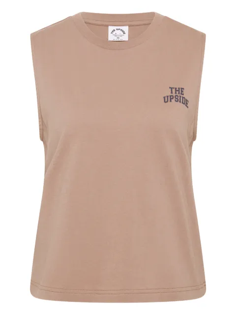 The Upside Dawson logo-print tank top