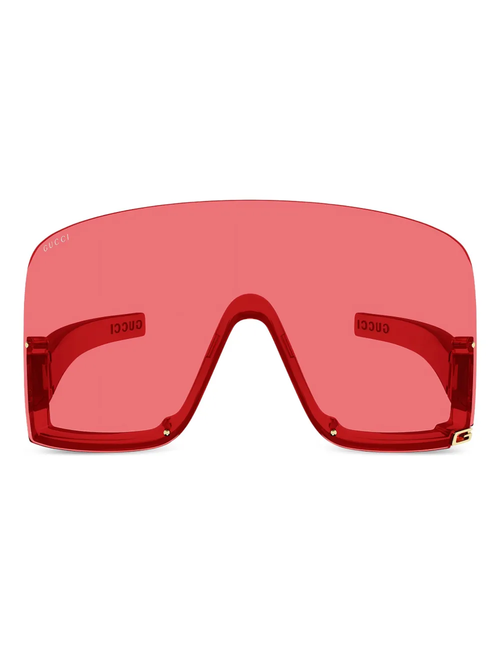 Gucci Eyewear Occhiali da sole con logo - Rosso
