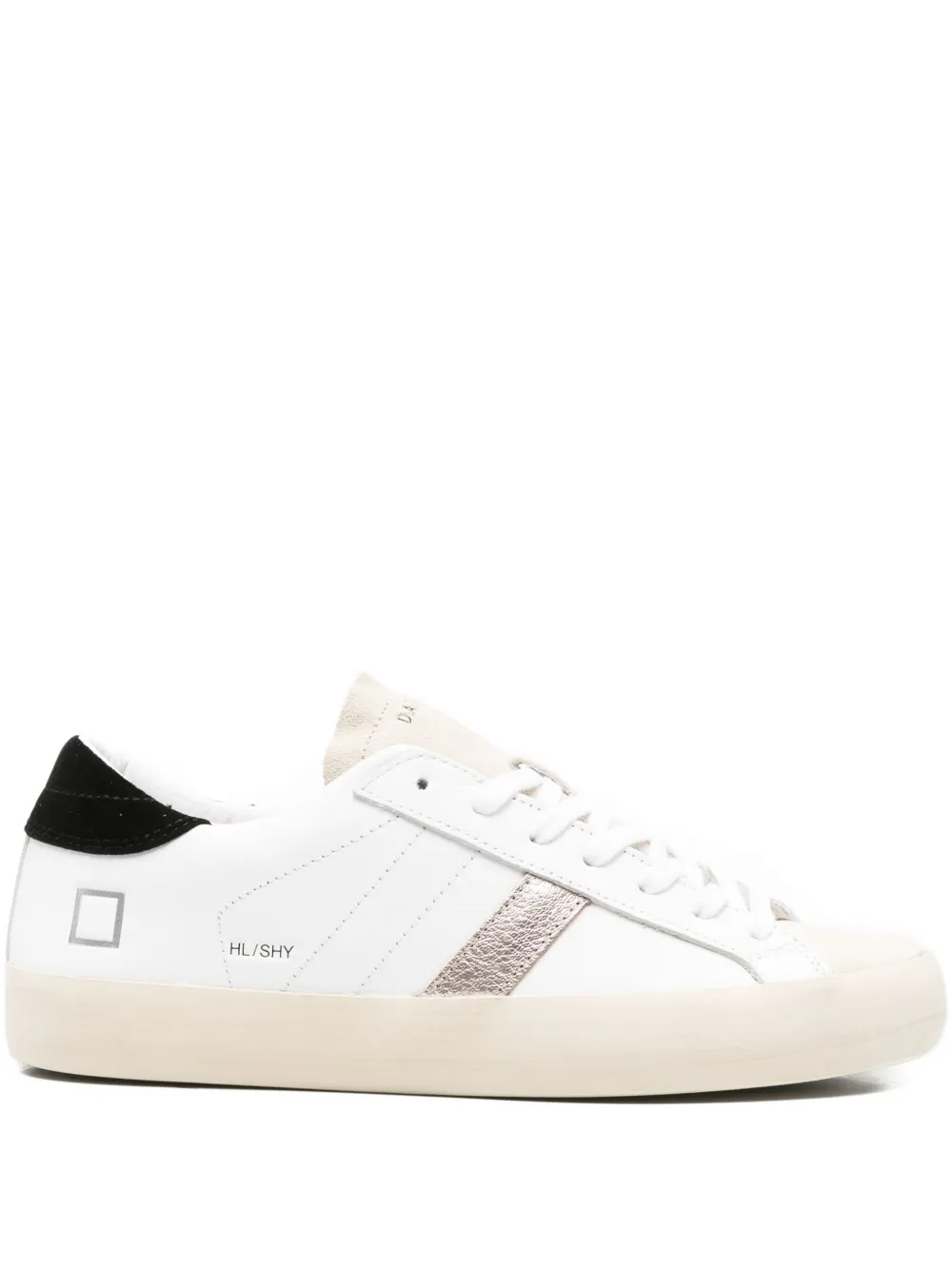 D.A.T.E. Leren low-top sneakers Beige