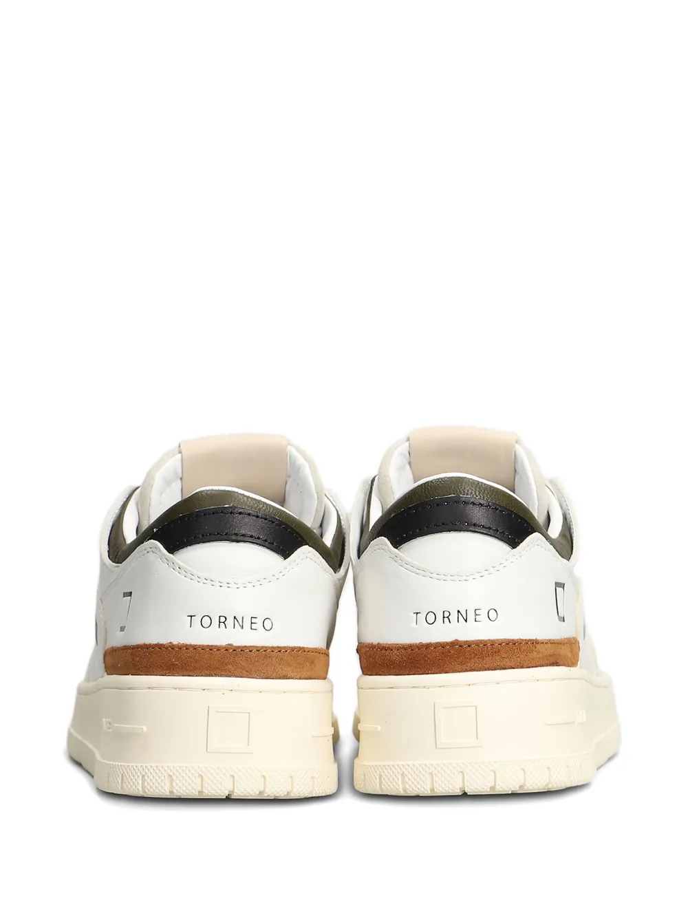 Date Torneo Leather Sneakers In White