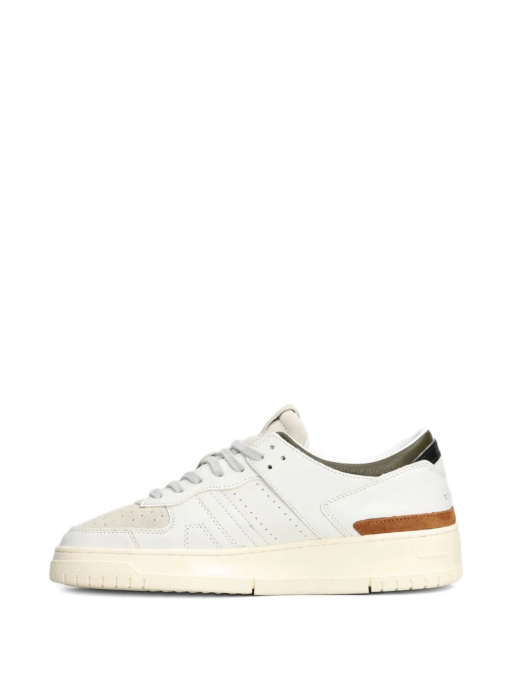 Date Torneo Leather Sneakers In White