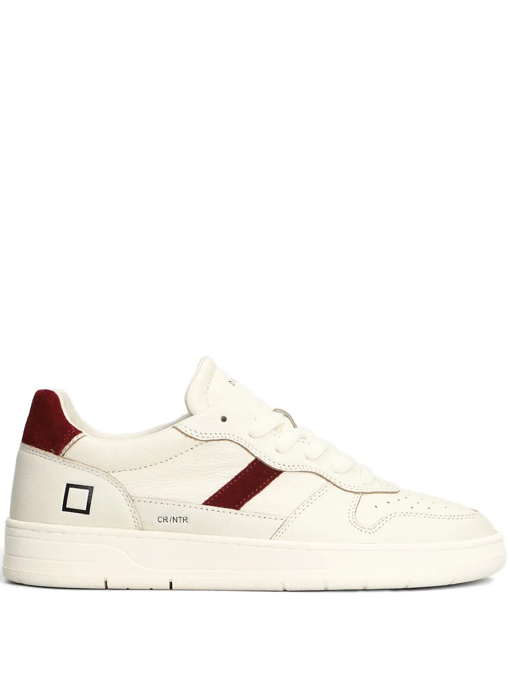 D.A.T.E. suede-panel leather sneakers Neutrals