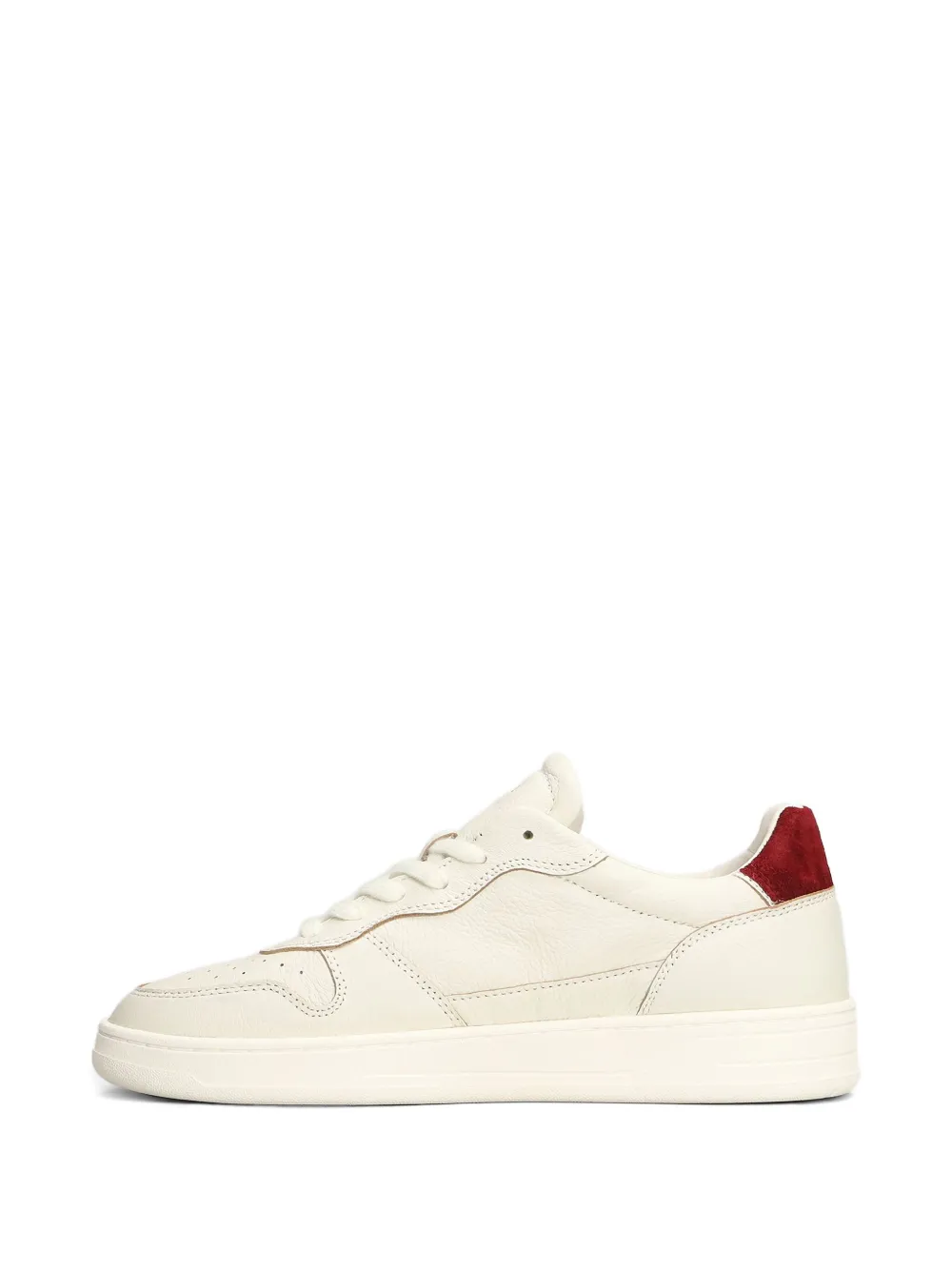 D.A.T.E. suede-panel leather sneakers Neutrals