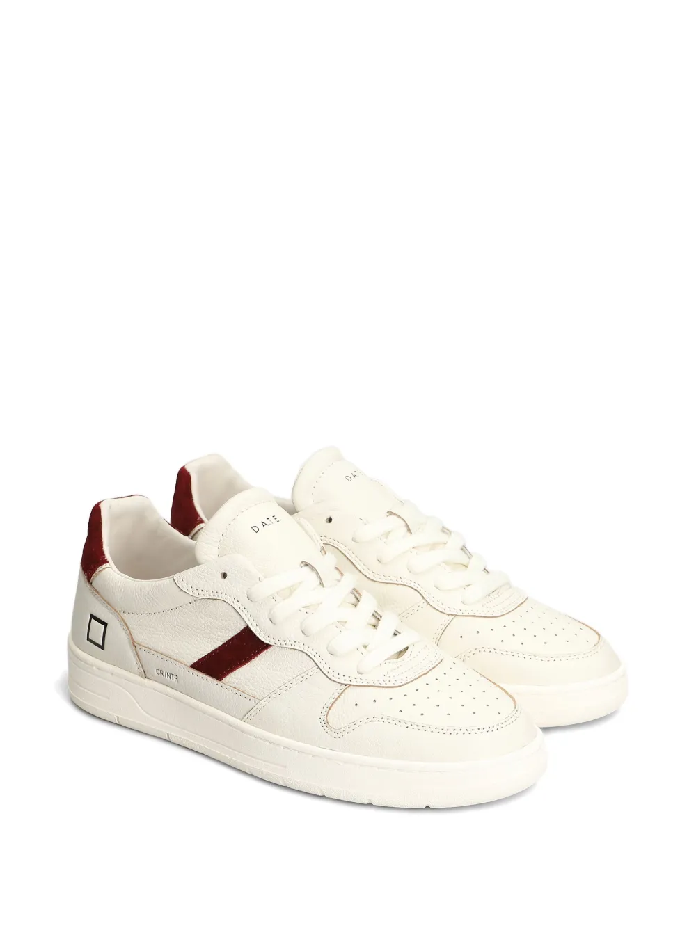 D.A.T.E. suede-panel leather sneakers Neutrals