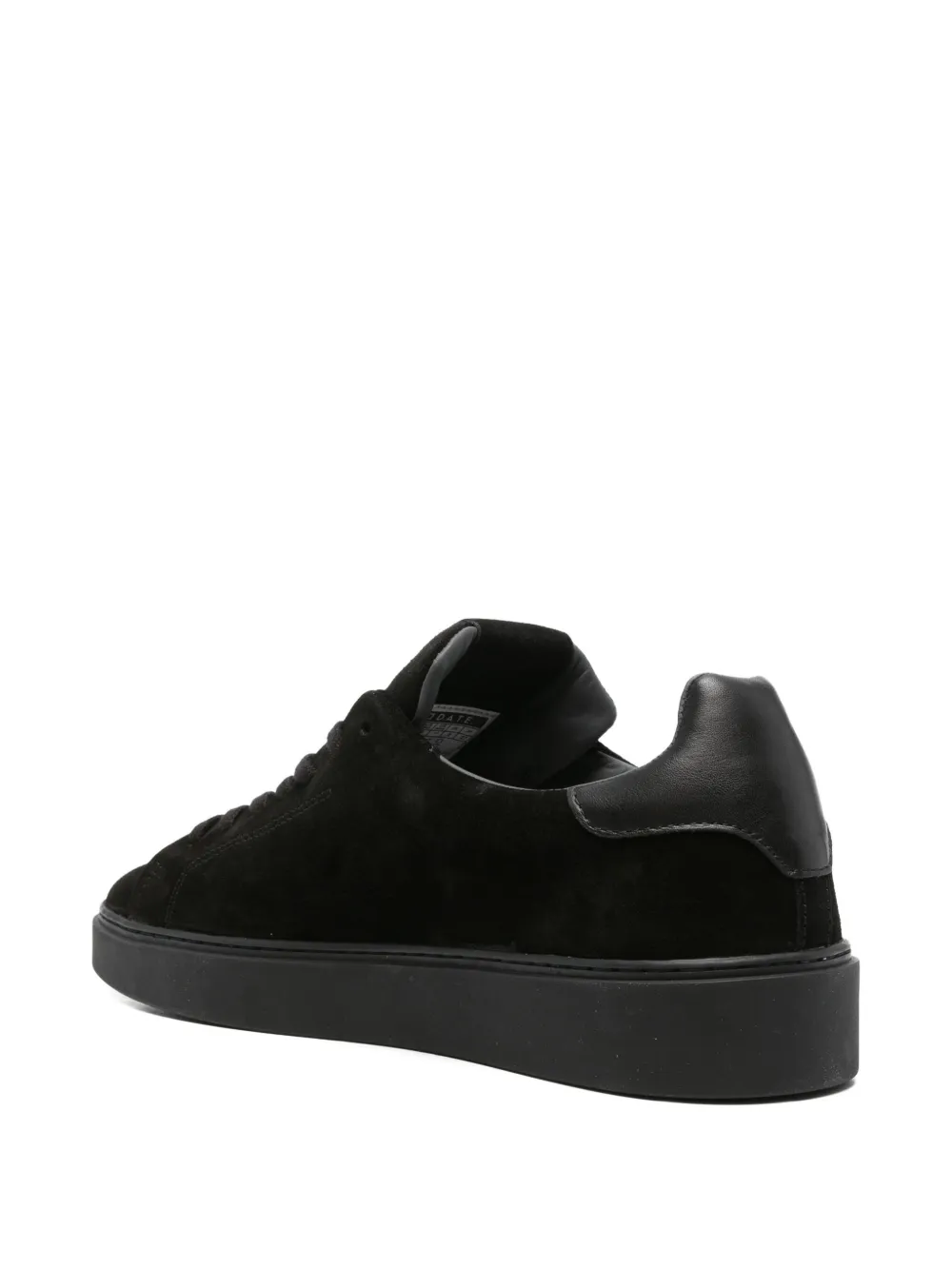 Date Suede Lace-up Low-top Sneakers In Black