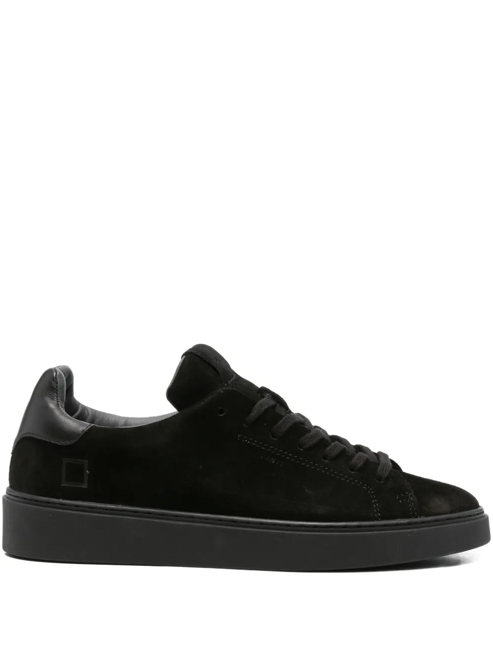 D.A.T.E. suede lace-up low-top sneakers | Black | Image 1