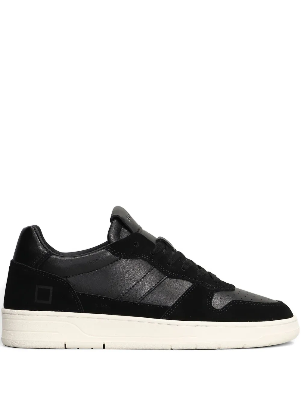 D.A.T.E. leather suede sneakers Black
