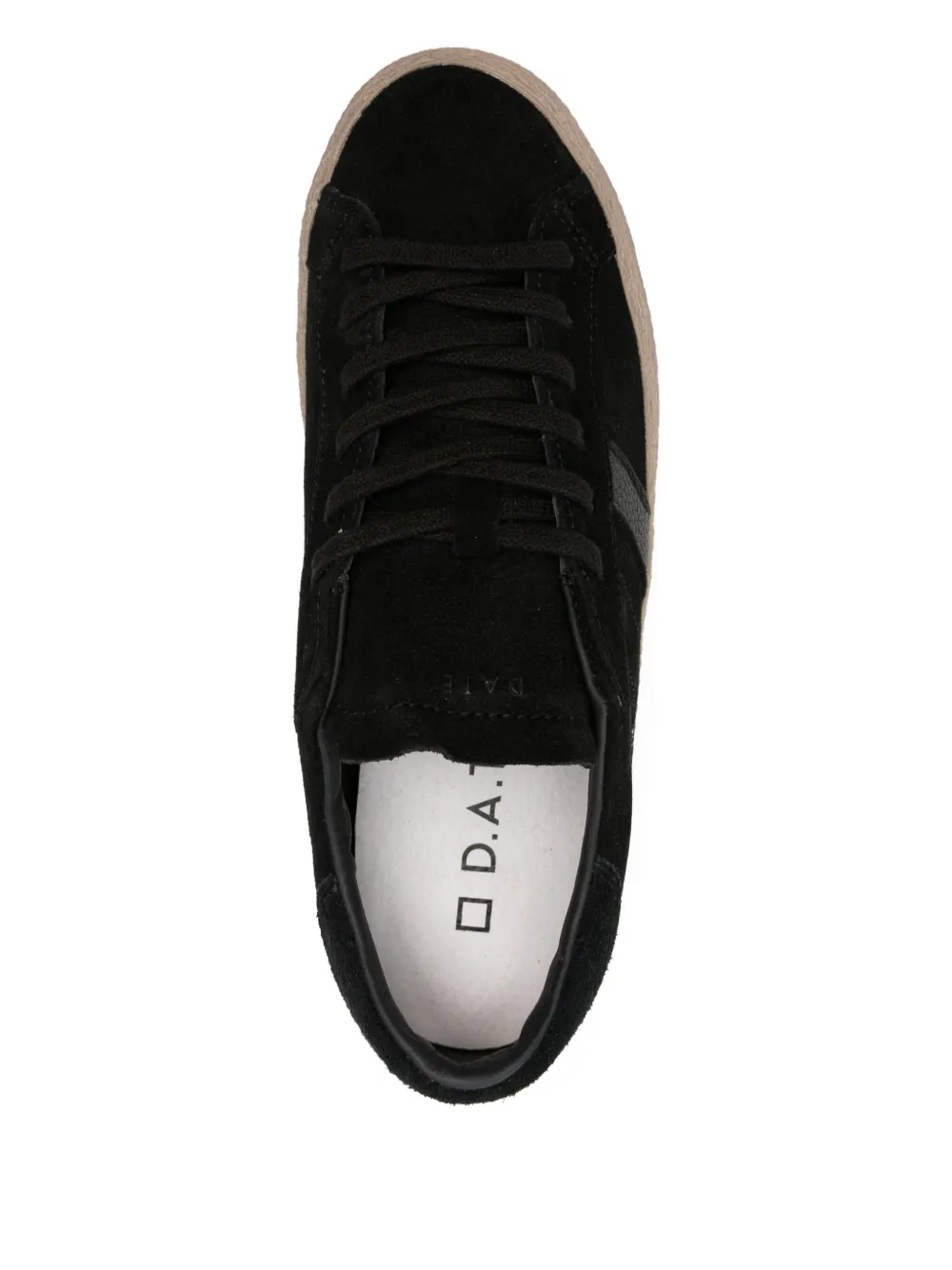 D.A.T.E. Suède low-top sneakers Zwart
