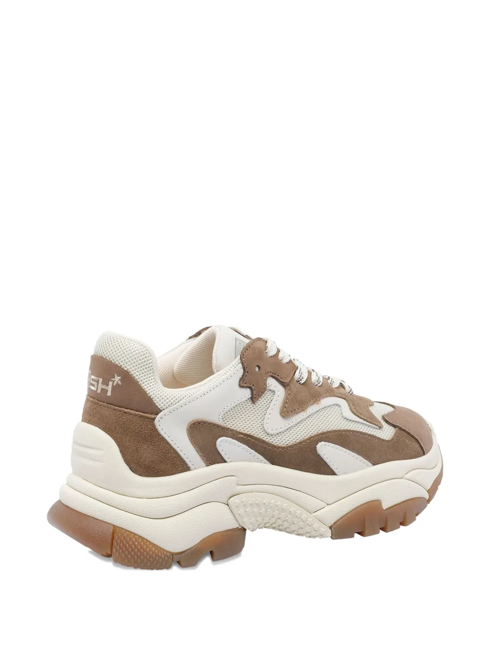 Ash Addict logo-detail chunky sneakers Brown