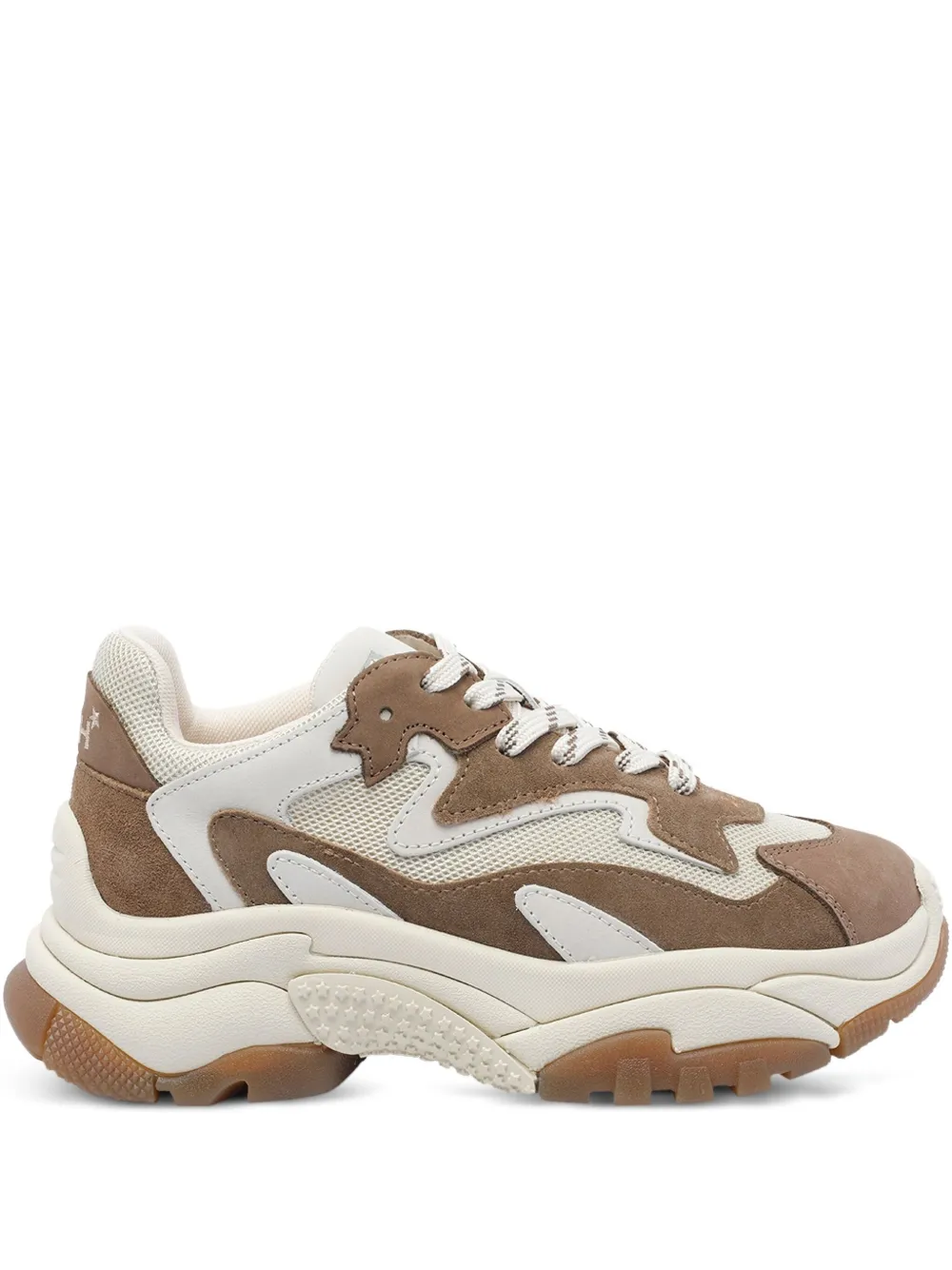 Ash Addict logo-detail chunky sneakers Brown
