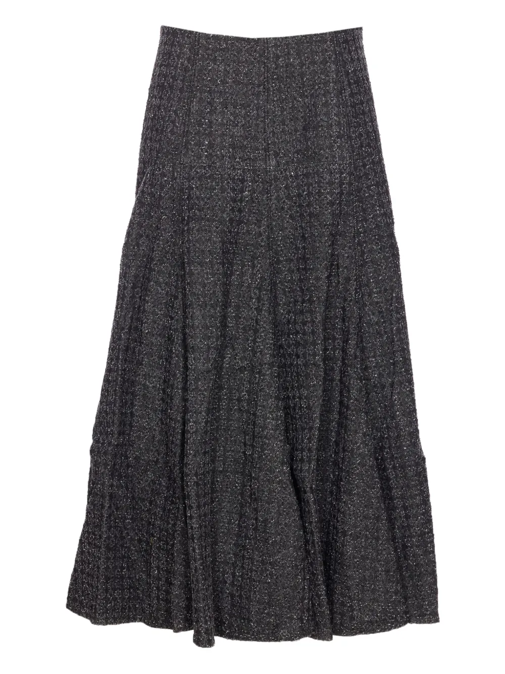 Essentiel Antwerp tiered sparkle skirt | Grey | Image 1