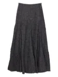 Essentiel Antwerp tiered sparkle skirt - Grey