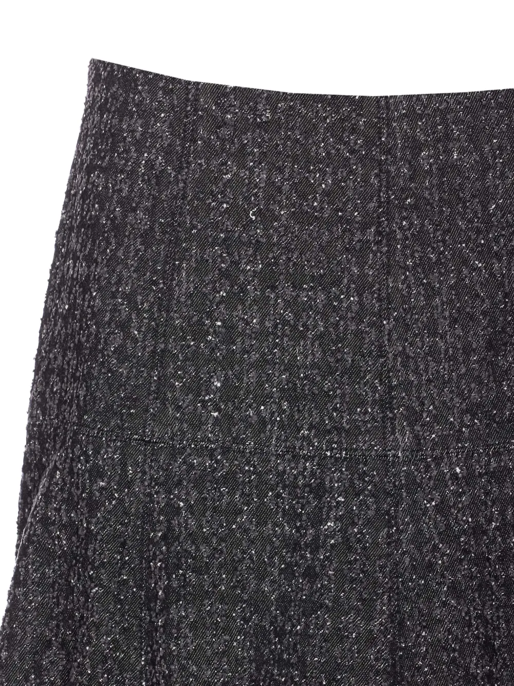 Essentiel Antwerp Tiered Sparkle Skirt In Gray