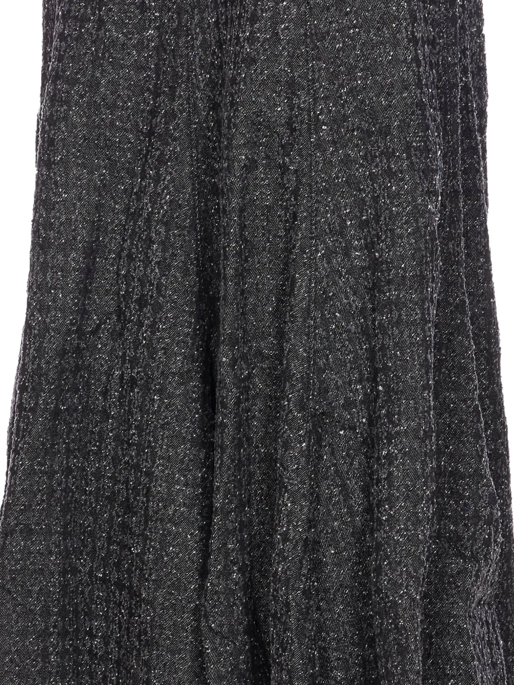 Essentiel Antwerp Tiered Sparkle Skirt In Gray